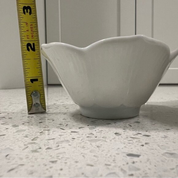 Vintage 1960s HOMCO White Lotus Flower Bowls - Dessert,Dips,Snacks - Set of 2 - Picture 9 of 11